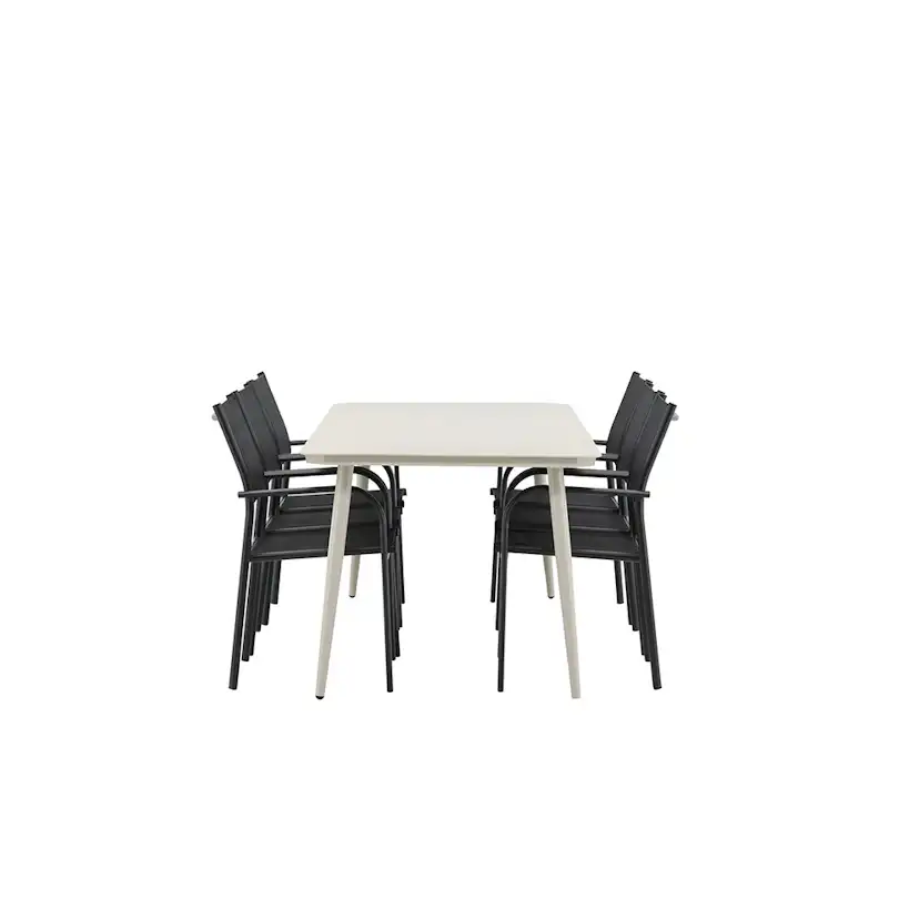 Matgrupp Venture Home Lina med 6 Santorini Stolar