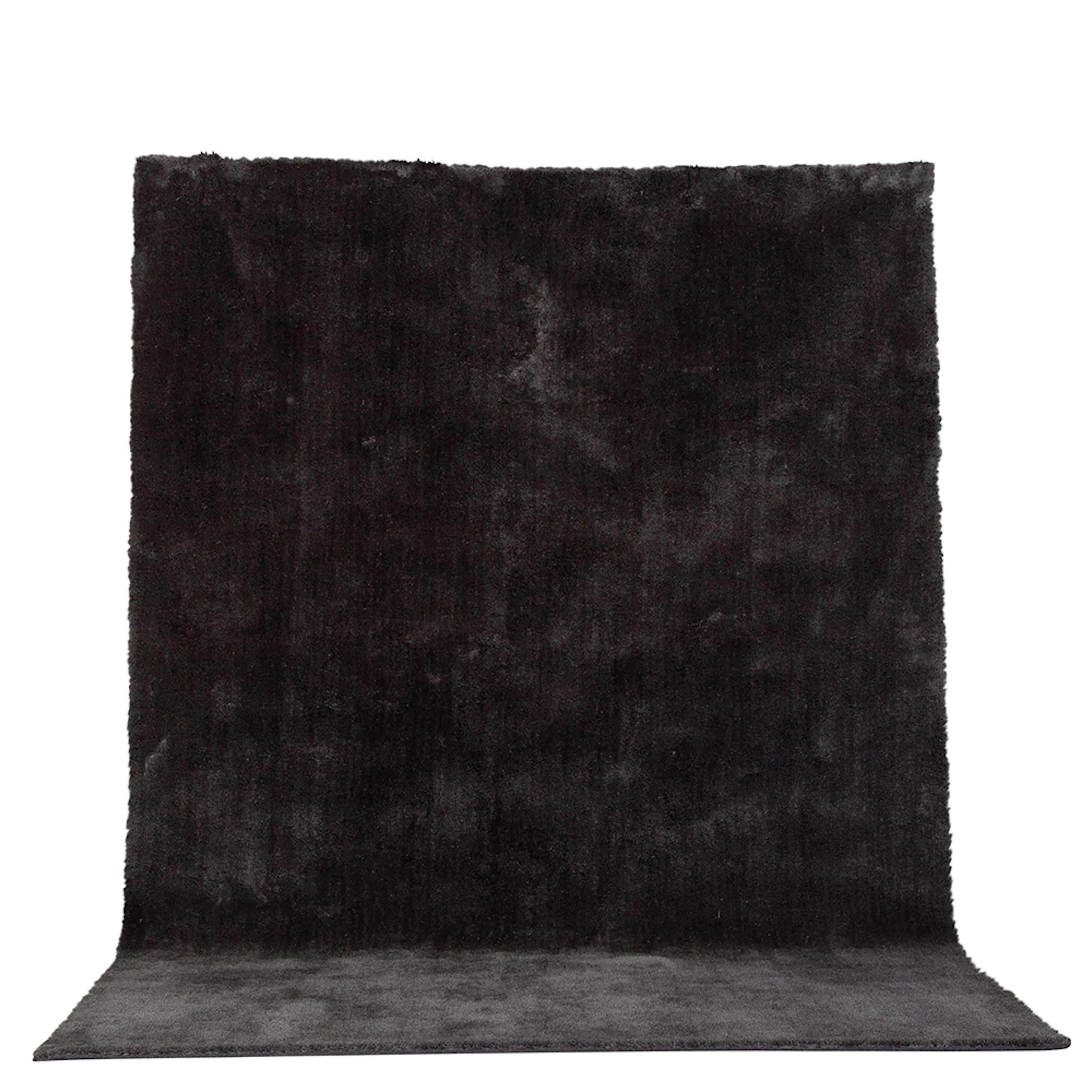 Undra Viscose Carpet 250x350 Dark Grey Grå, Mått: 350x250 cm