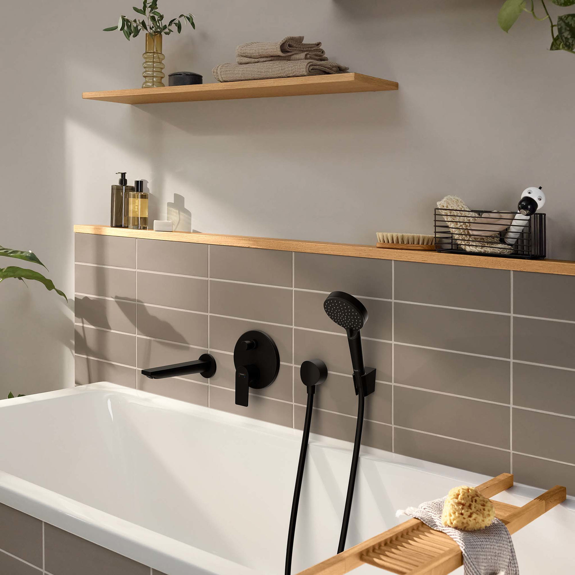 Duschblandare Hansgrohe Rebris E 1-grepps Inbyggnadsblandare 2-funktions