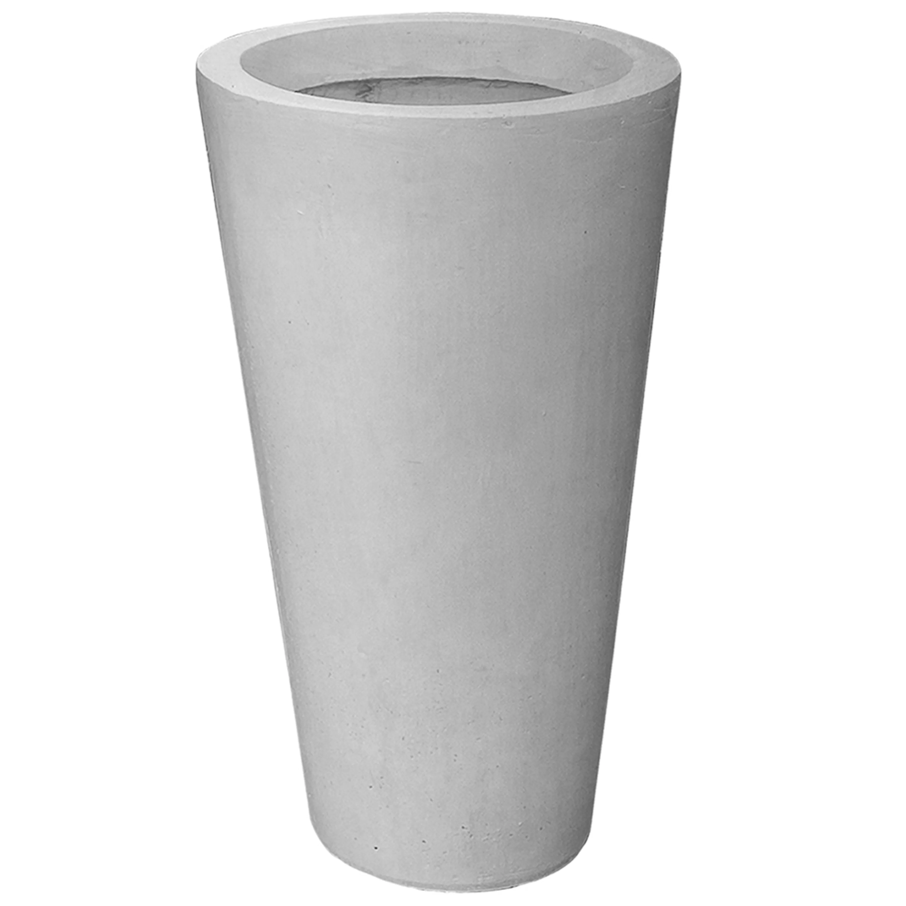 Kruka Lyfco Rund Hög Ljusgrå 1-pack 53 cm i diameter x 81 cm hög