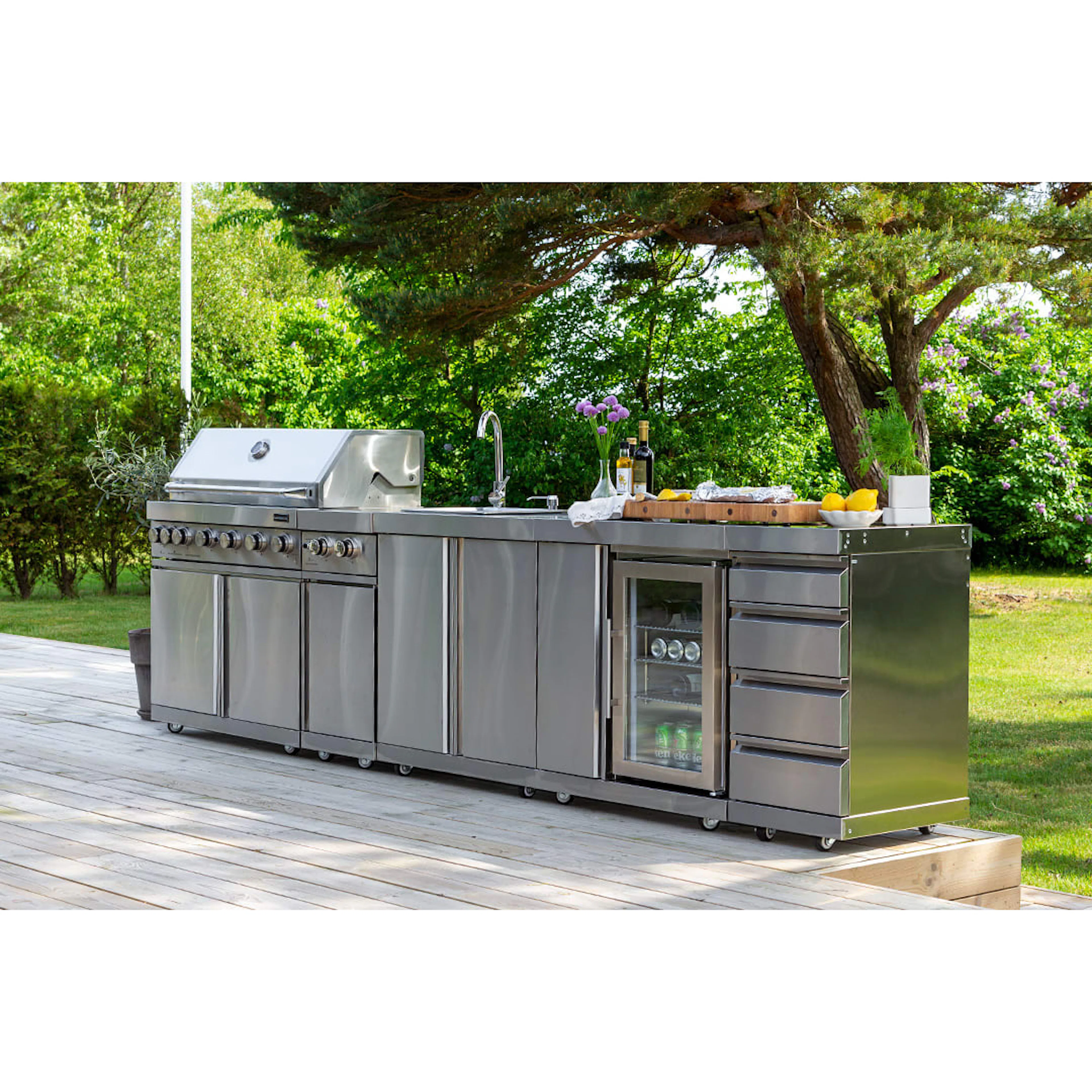 Fristående Utekök Myoutdoorkitchen Stainless Collection Oregon