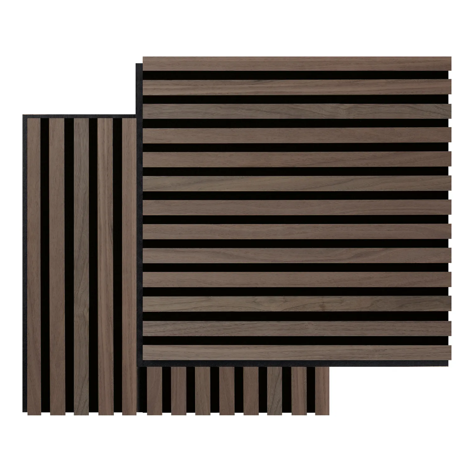 Akustikpanel SQUARE - Walnut 2st Valnöt