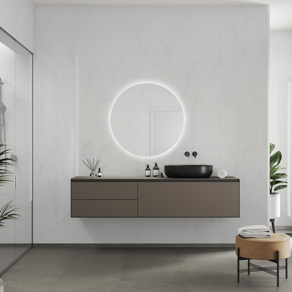 Våtrumsskiva Fibo 3487-LM6030 HG Bright Marble 10x620x3020 mm