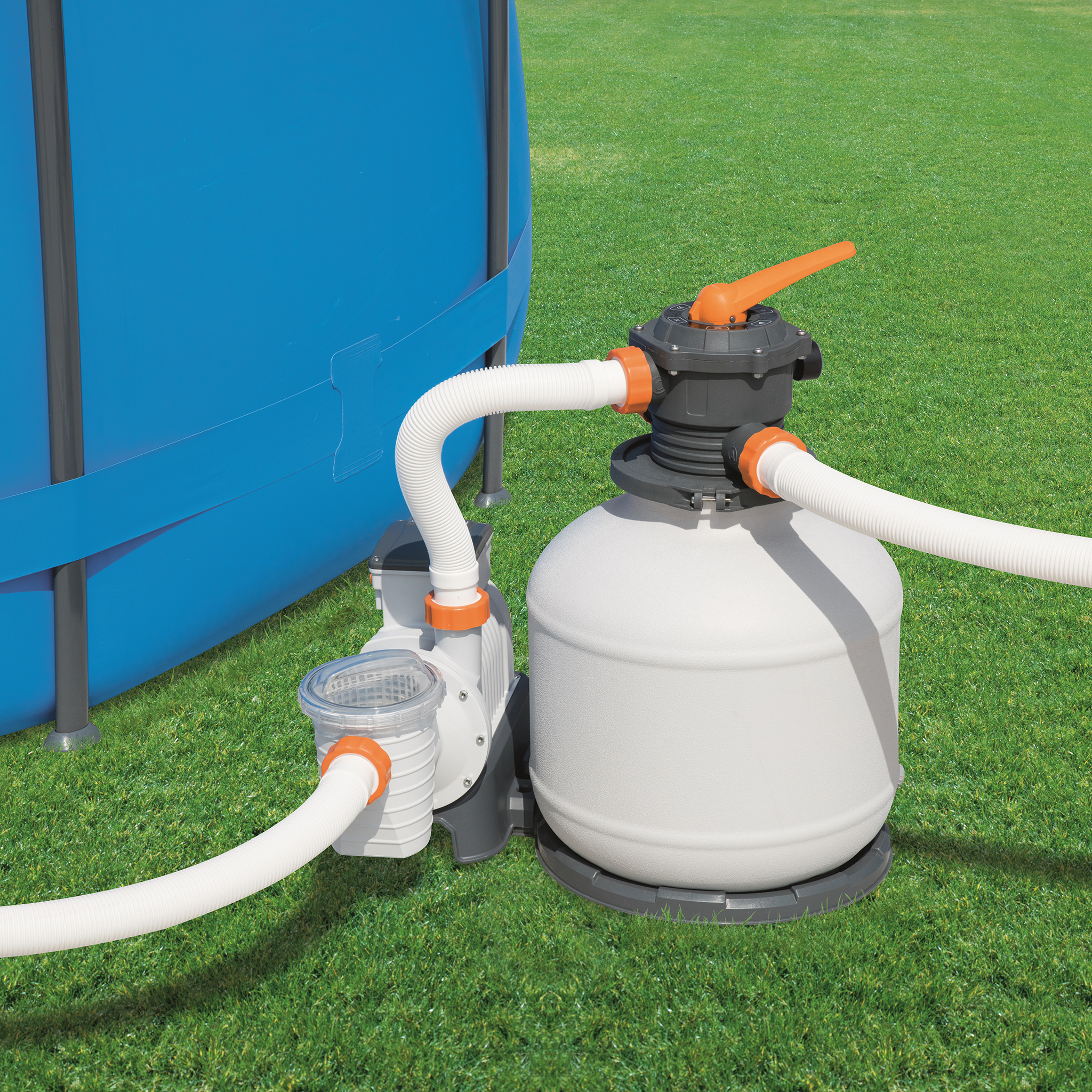 Sandfilterpump Bestway Flowclear Till Ovanmarkpool 1100-66600 Liter