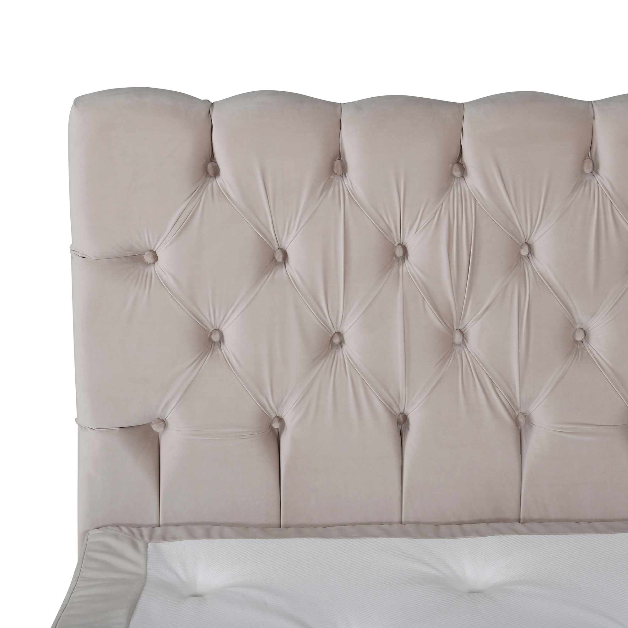 Ställbar Kontinentalsäng Venture Home Vickleby 120x200 Sammet med Sänggavel Sandvik 120