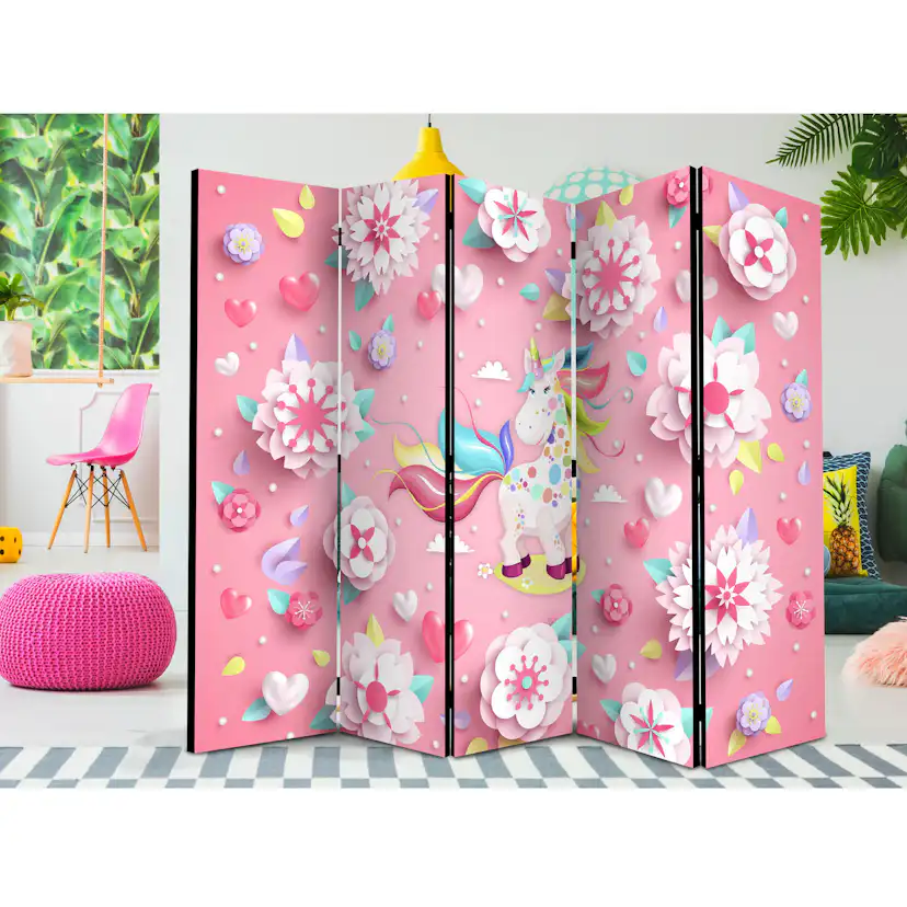 Rumsavdelare Arkiio Unicorn on Flowerbed II 225x172 cm