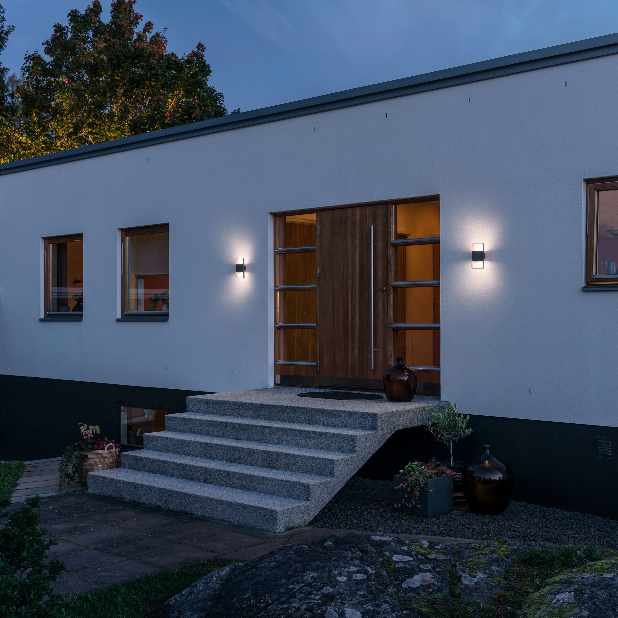Vägglykta Gnosjö Konstsmide Matera 2X6W LED