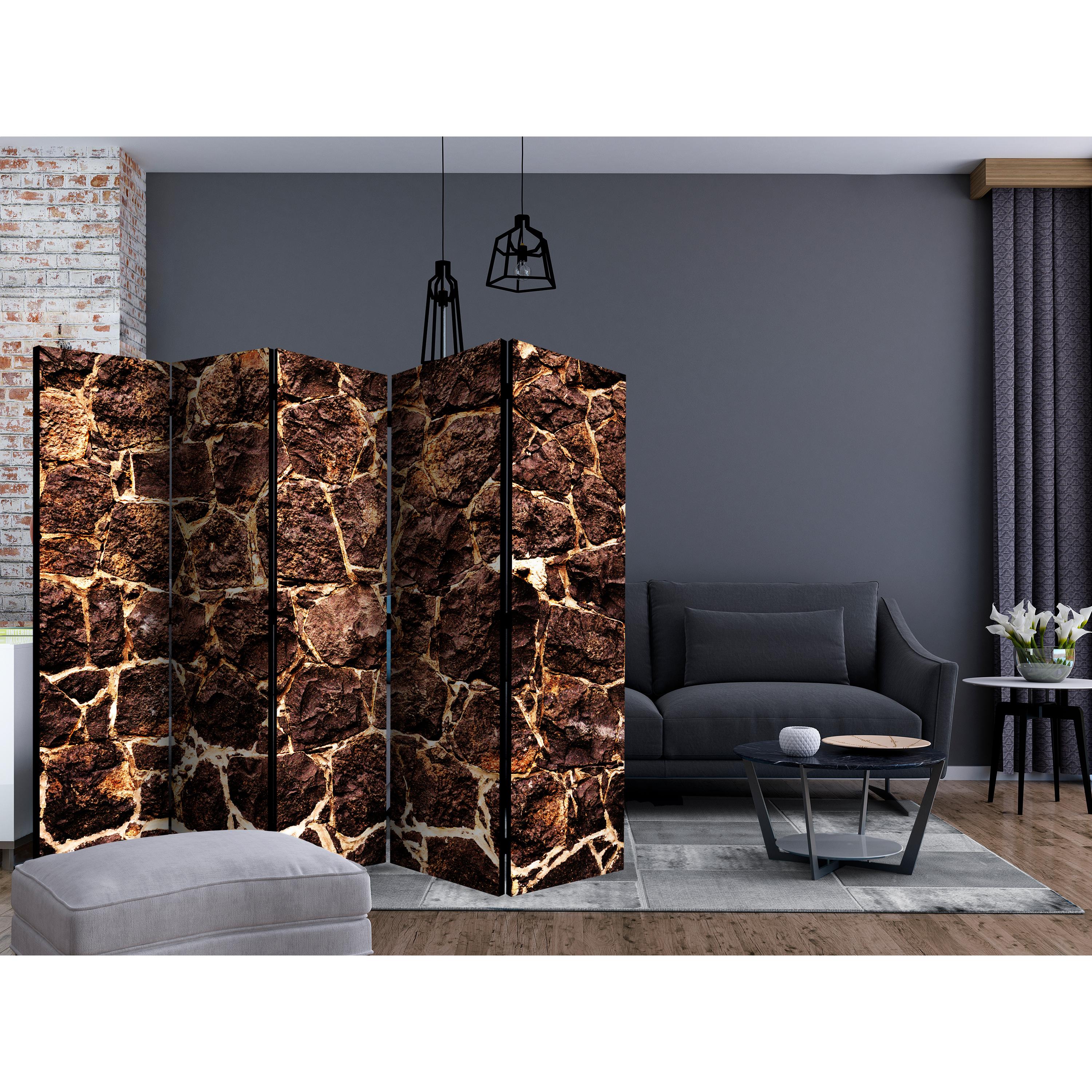 Rumsavdelare Arkiio Brown Cave II 225x172 cm