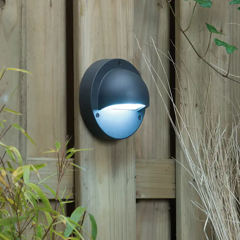 Vägglampa Gardenlights Deimos Vägg LED Varmvit Utbyggnad