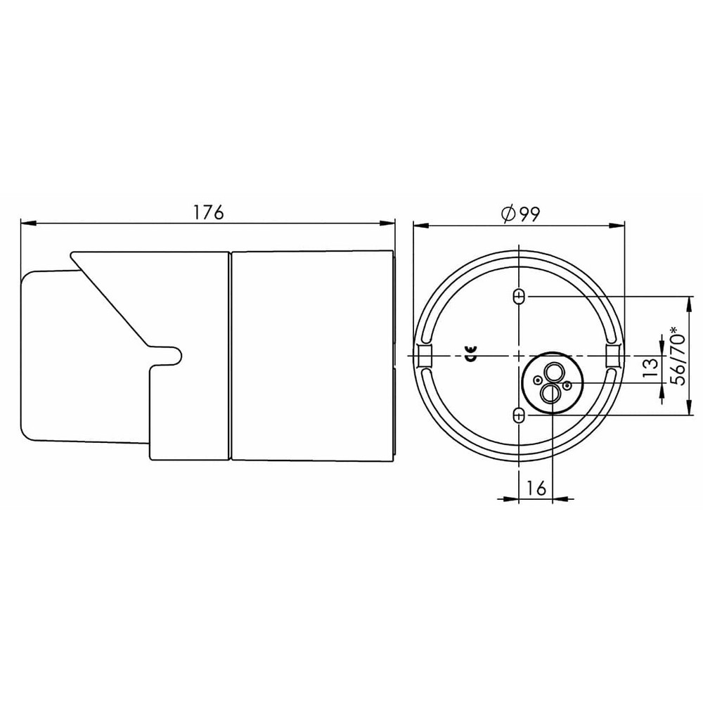 Väggarmatur Ifö Electric Light On Skärm Vit IP44 E27