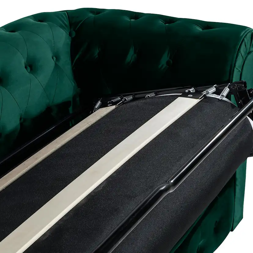 Bäddsoffa Manor House Chesterfield Lyx 3-sits Sammet