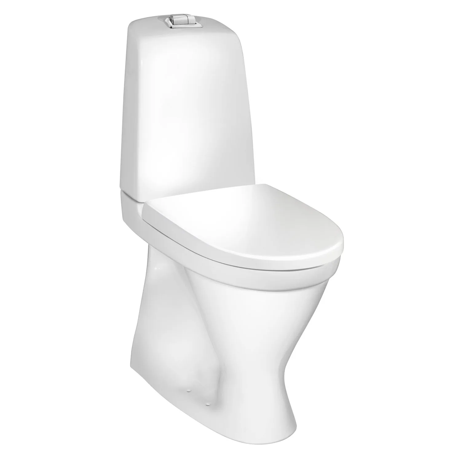 Nautic 1546 Mjukstängande Hårdsits Enkelspolning 4l c+ Mjukstängande Hårdsits Vit, Enkelspolning 4l, Ceramicplus