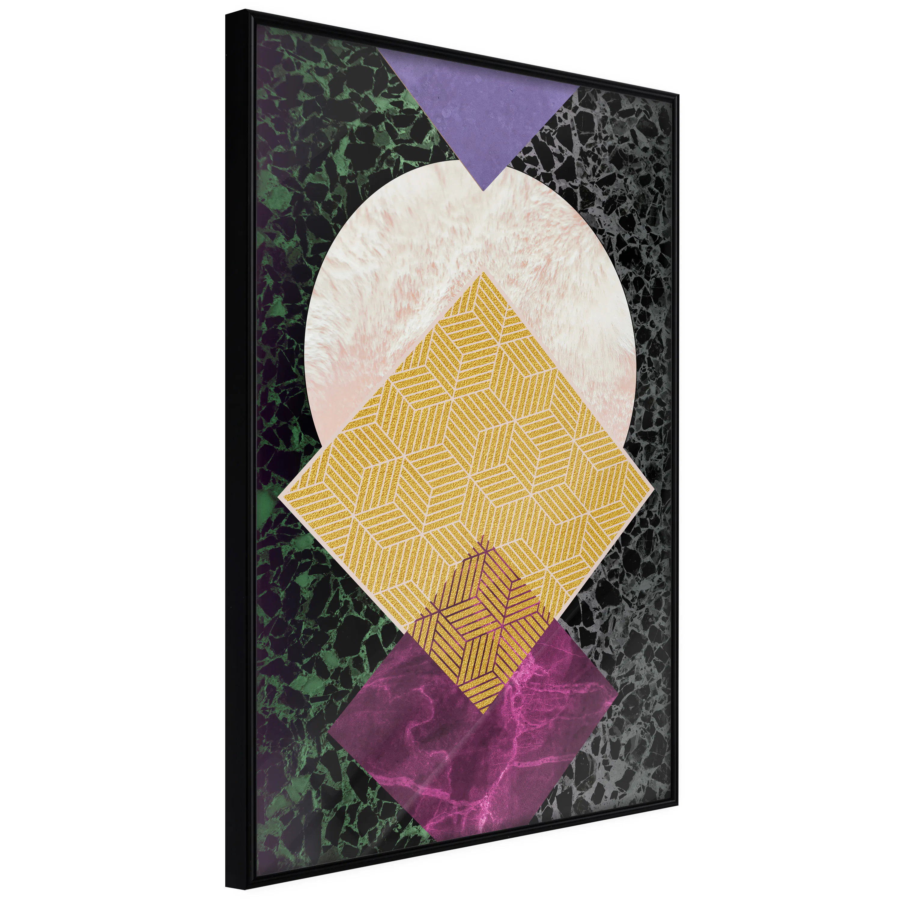 Poster Artgeist Affisch Terrazzo Geometry