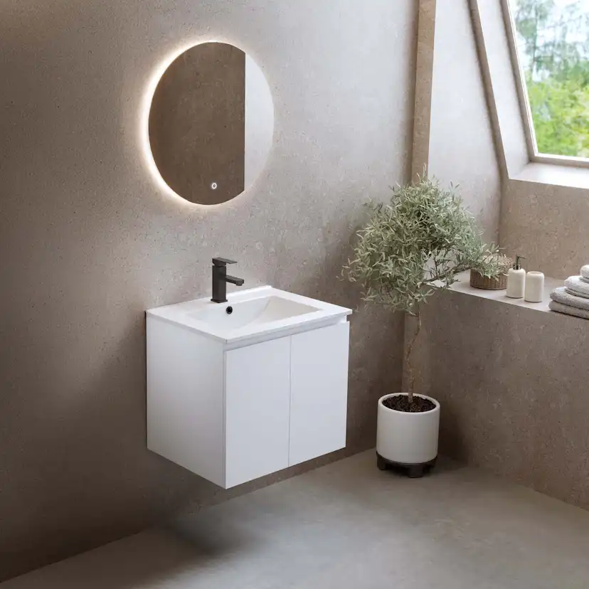 Tvättställsskåp Bathlife Smila med Tvättställ