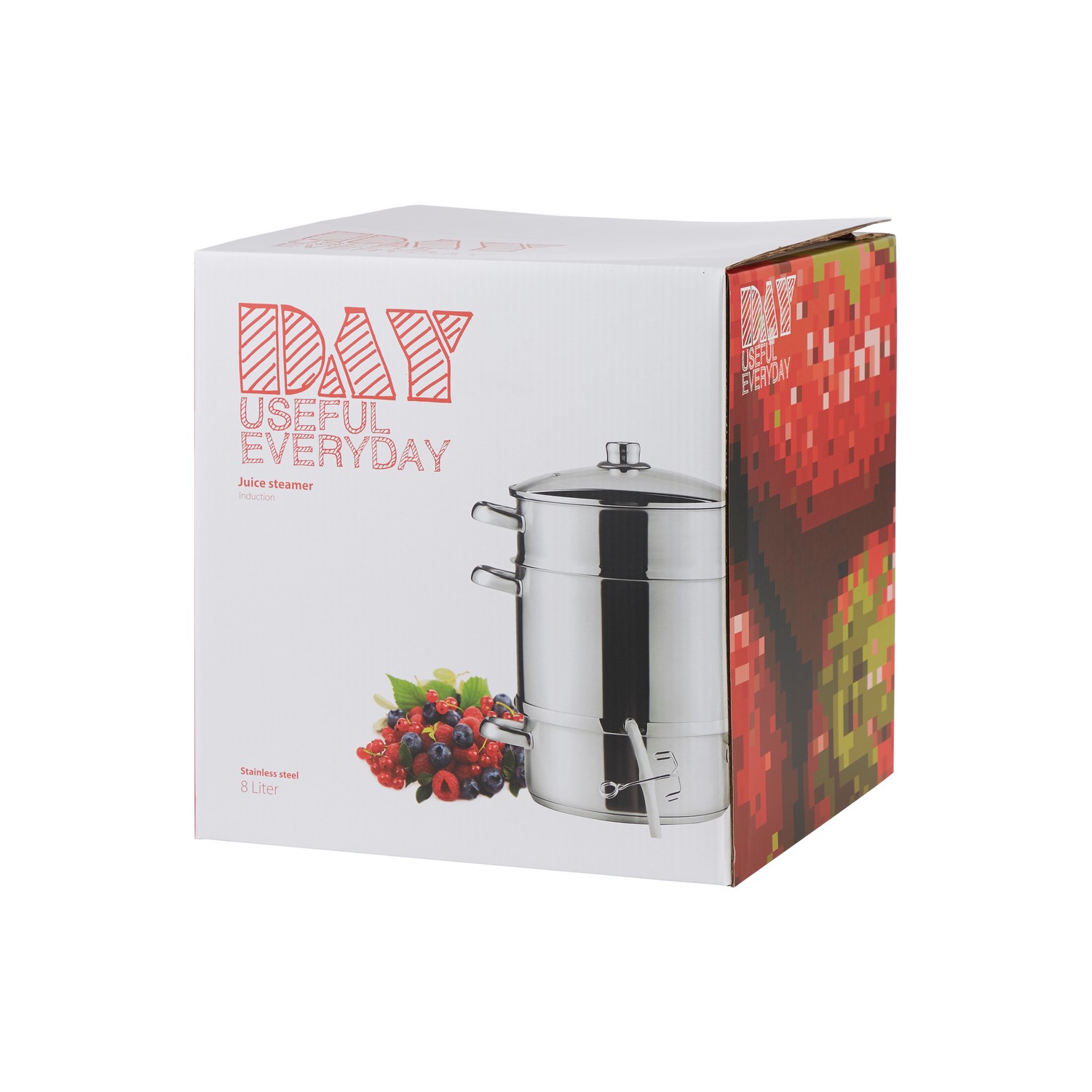 Saftkokare DAY 8L Uppvärmningsbar i Rostfritt Stål