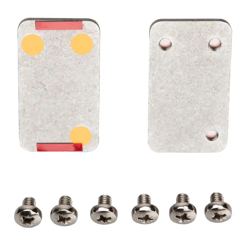 Adapter Leijma Stabil i Metall för Skruvfri Montering 2-pack