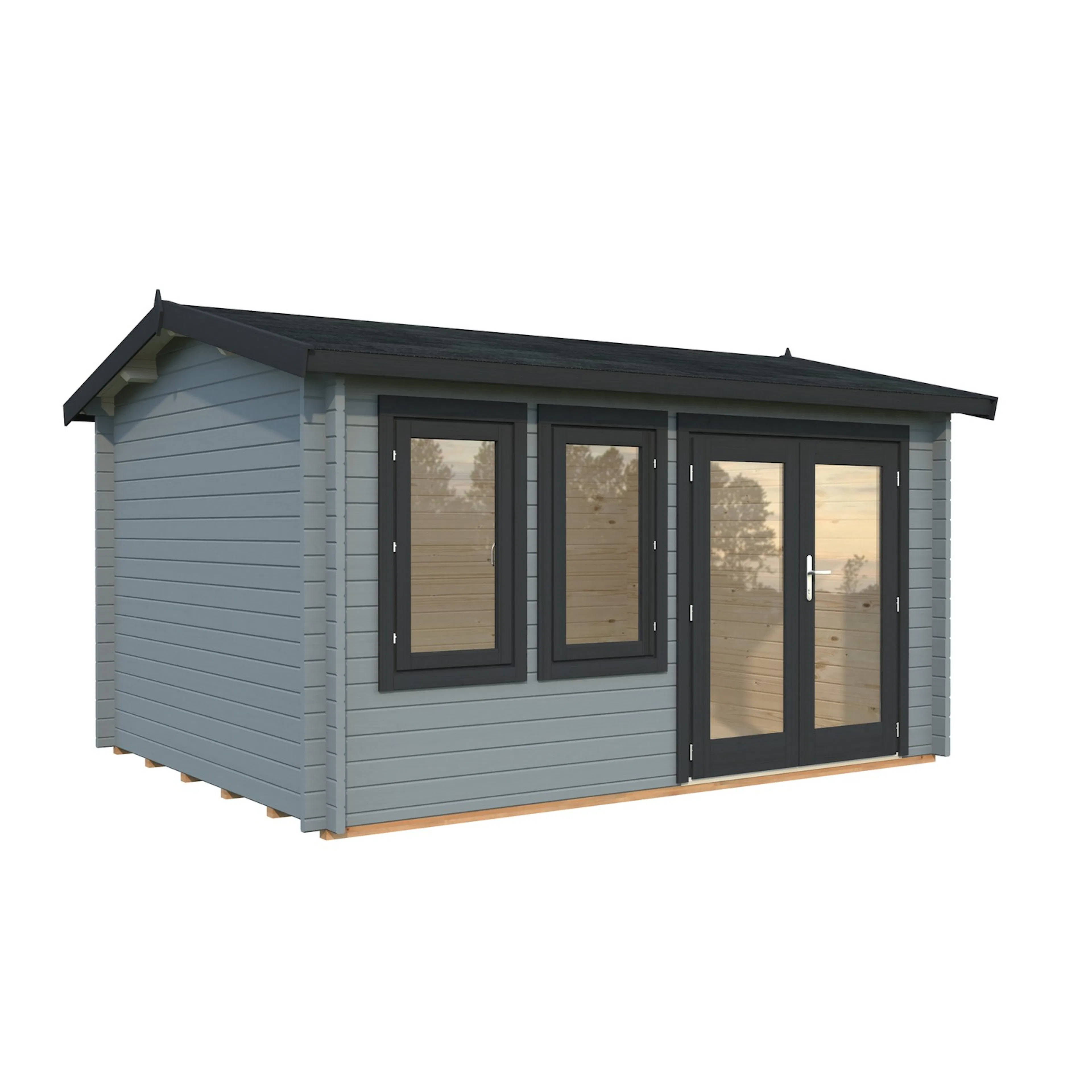 Iris 11,1 m2 PNT7042A2 Ljusgrå/Antracit