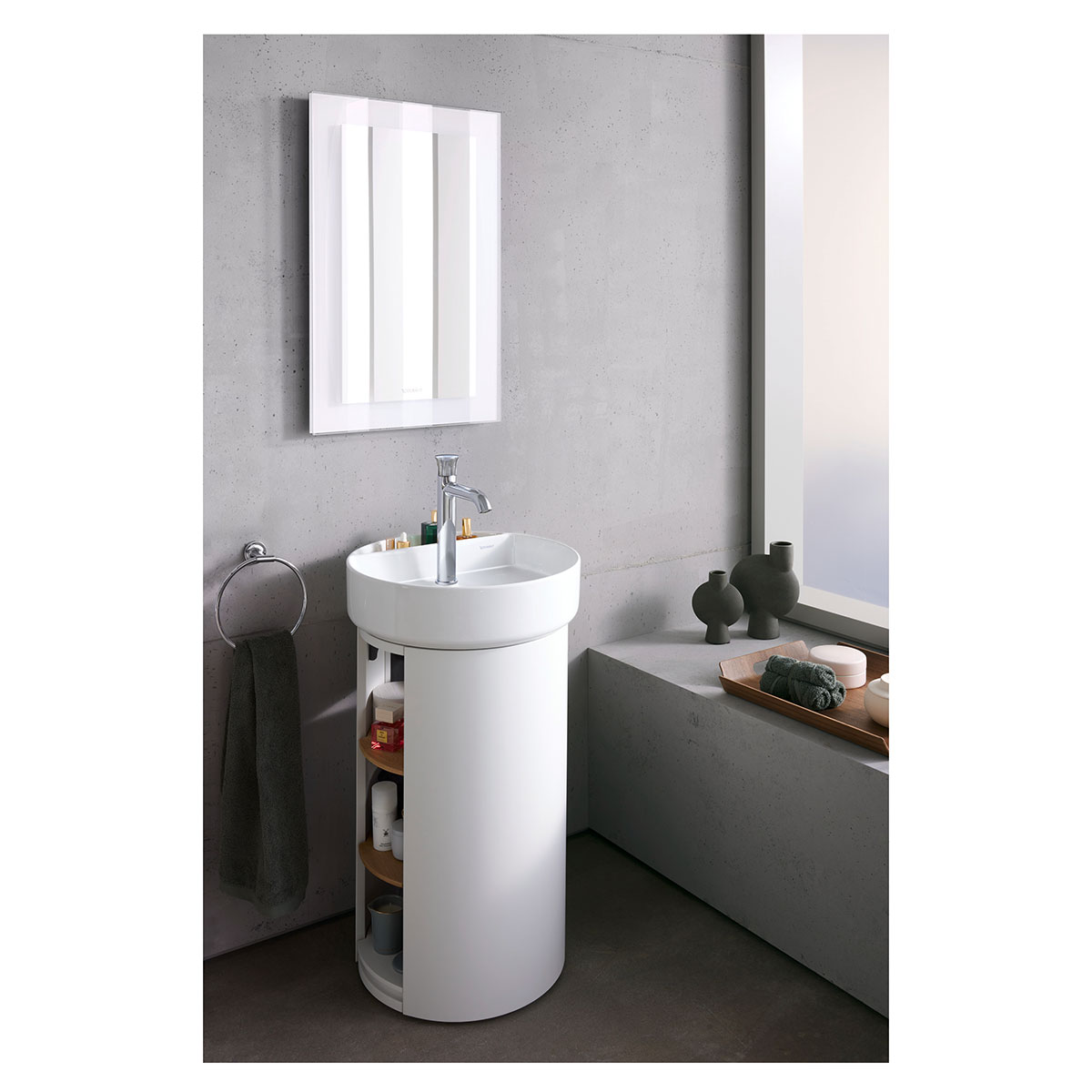 Tvättställ Duravit Bento Starck Box för Placering på Bänkskiva 460 mm