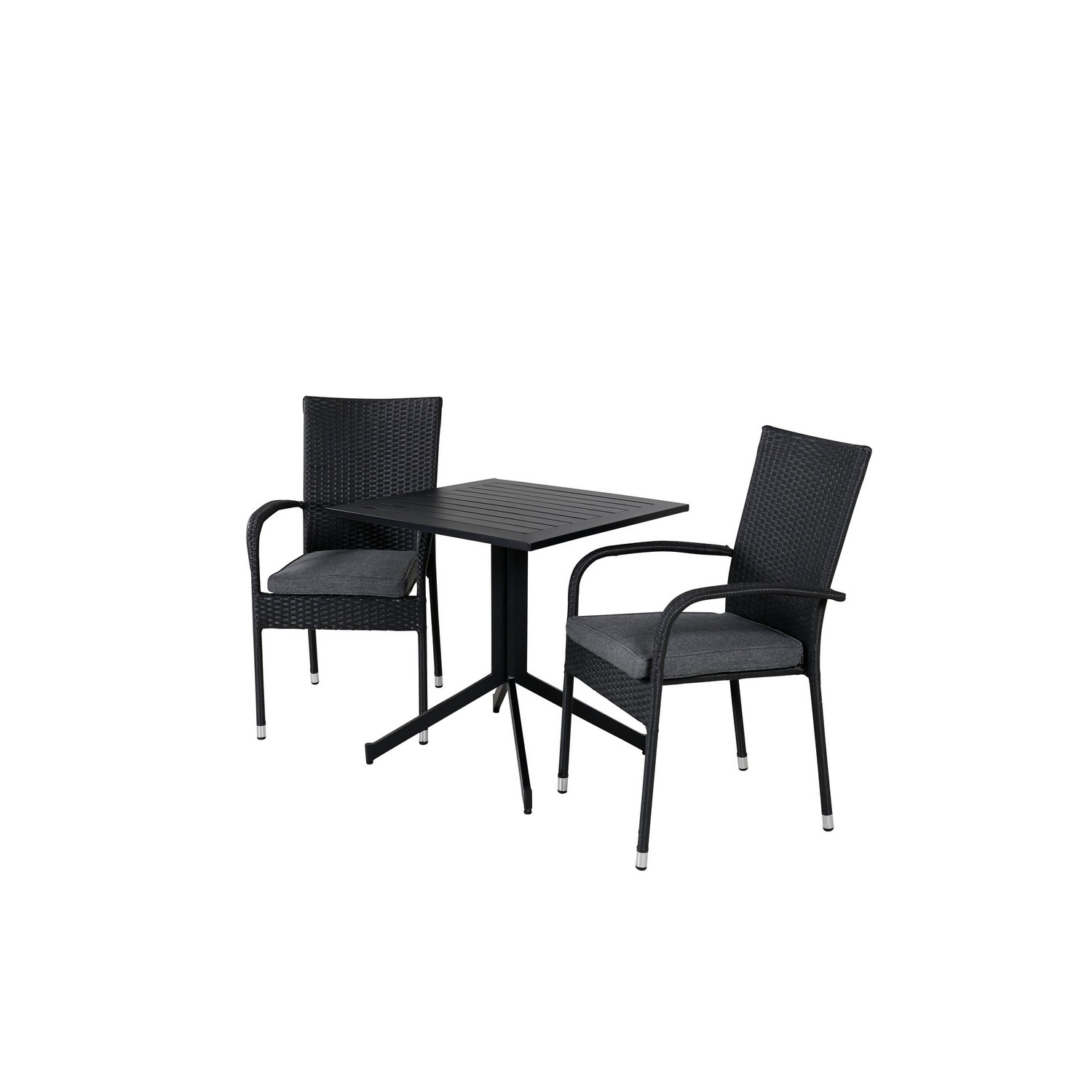 Cafégrupp Venture Home Wella med 2 Andy Trädgårdsstolar Utomhus