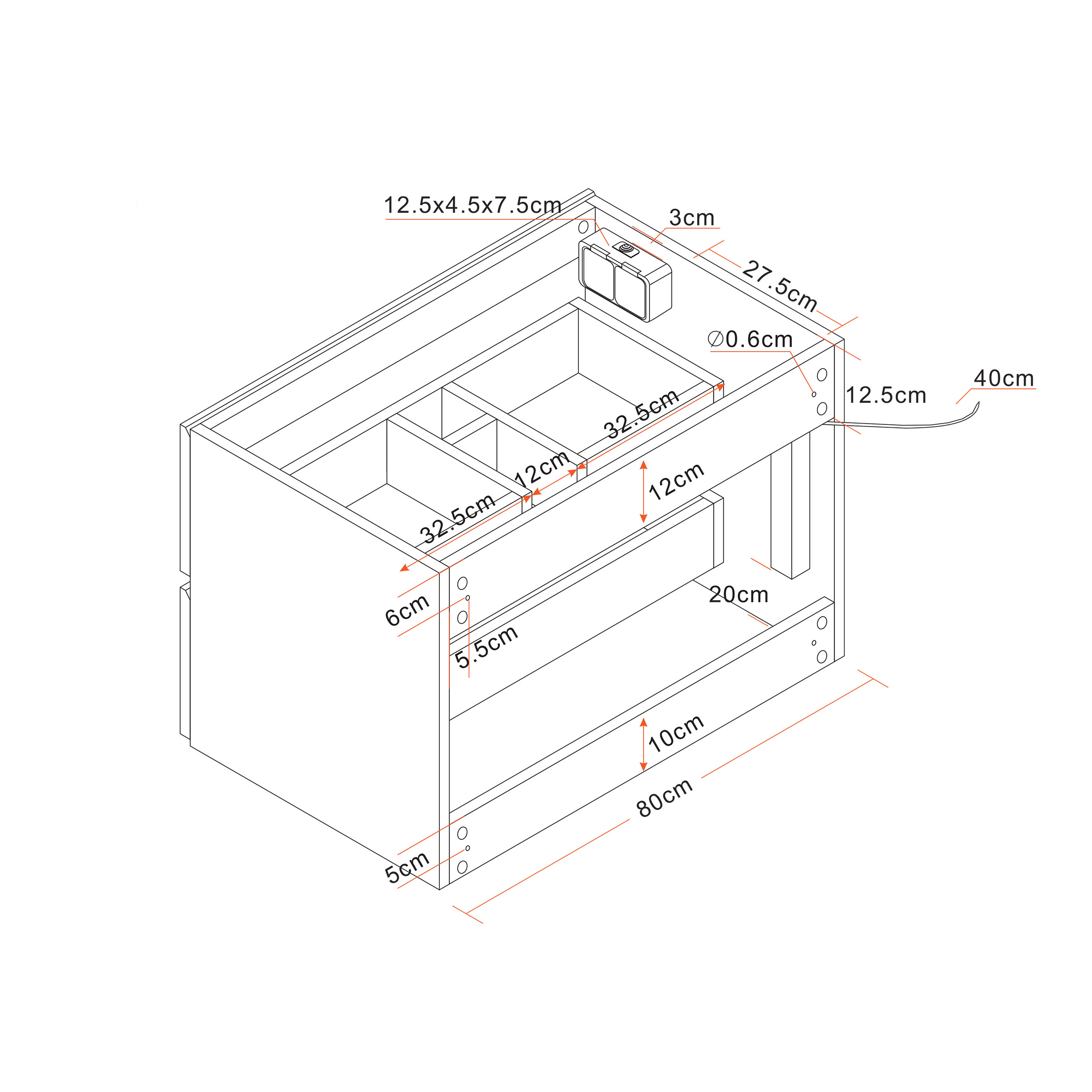 Möbelpaket Bathlife Eufori med Spegel