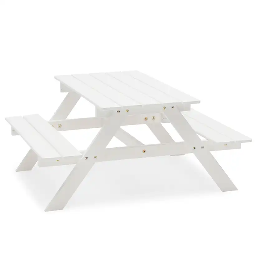 Barngrupp Picnic mini vitlaserad furu Vit