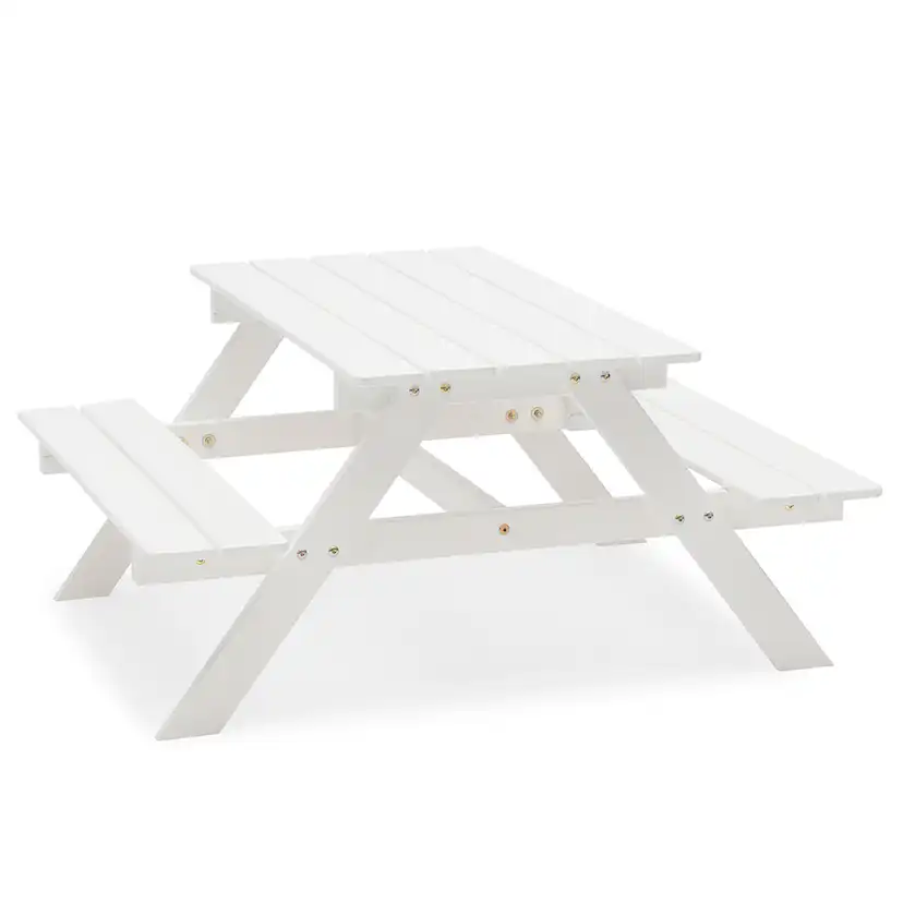 Barngrupp Picnic mini vitlaserad furu Vit