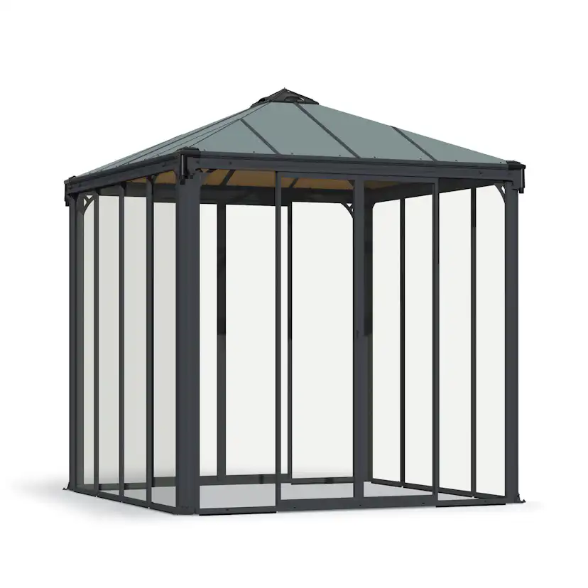 Paviljong Canopia By Palram Austin 2400 Svart