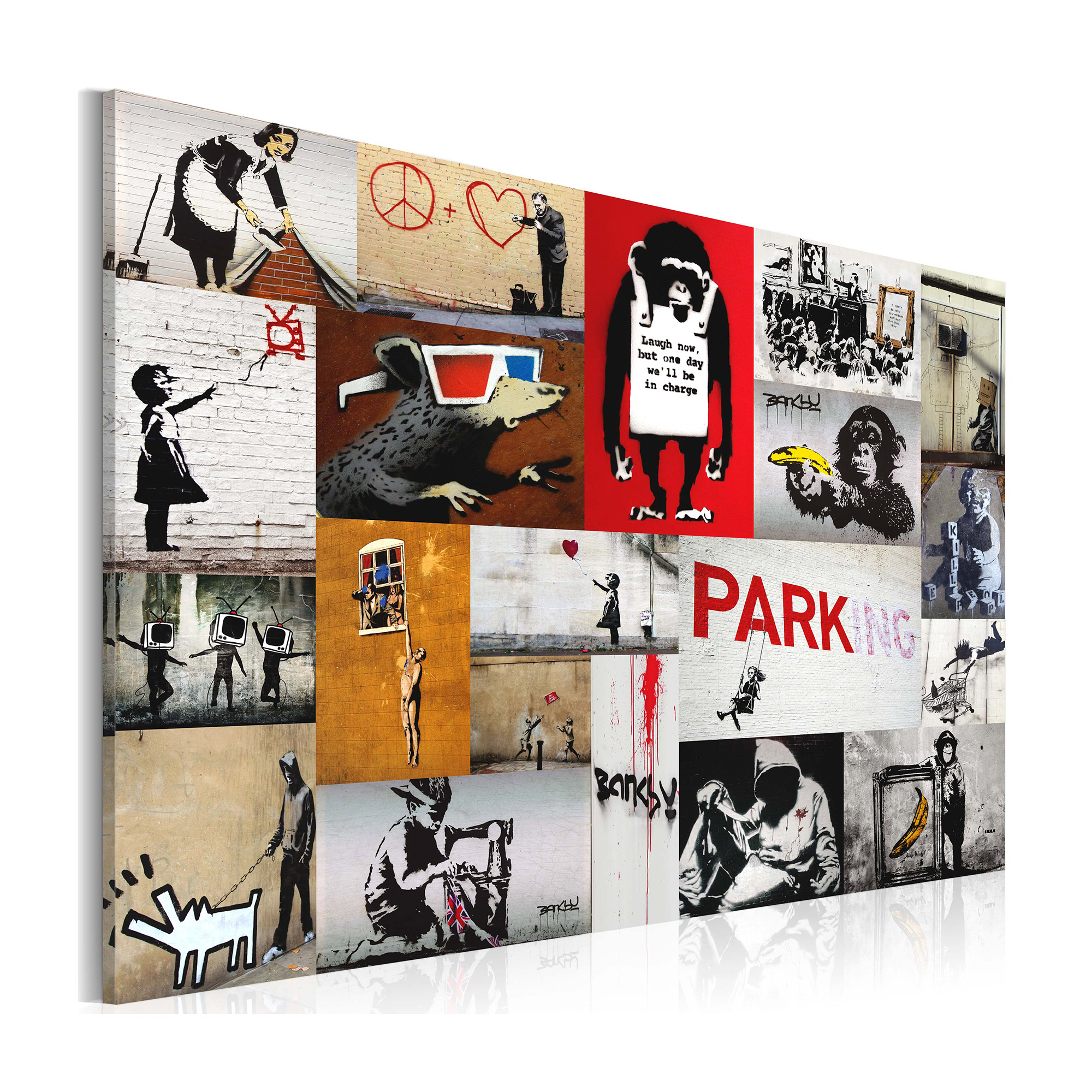 Tavla Arkiio Banksy Collage