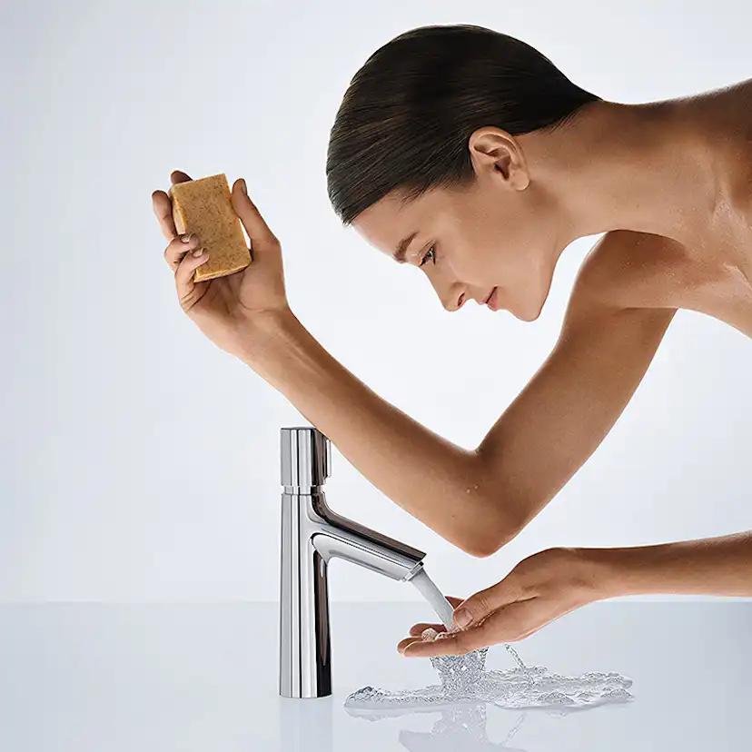 Tvättställsblandare Hansgrohe Talis Select S 80 med Lyftvent Med Lyftventil