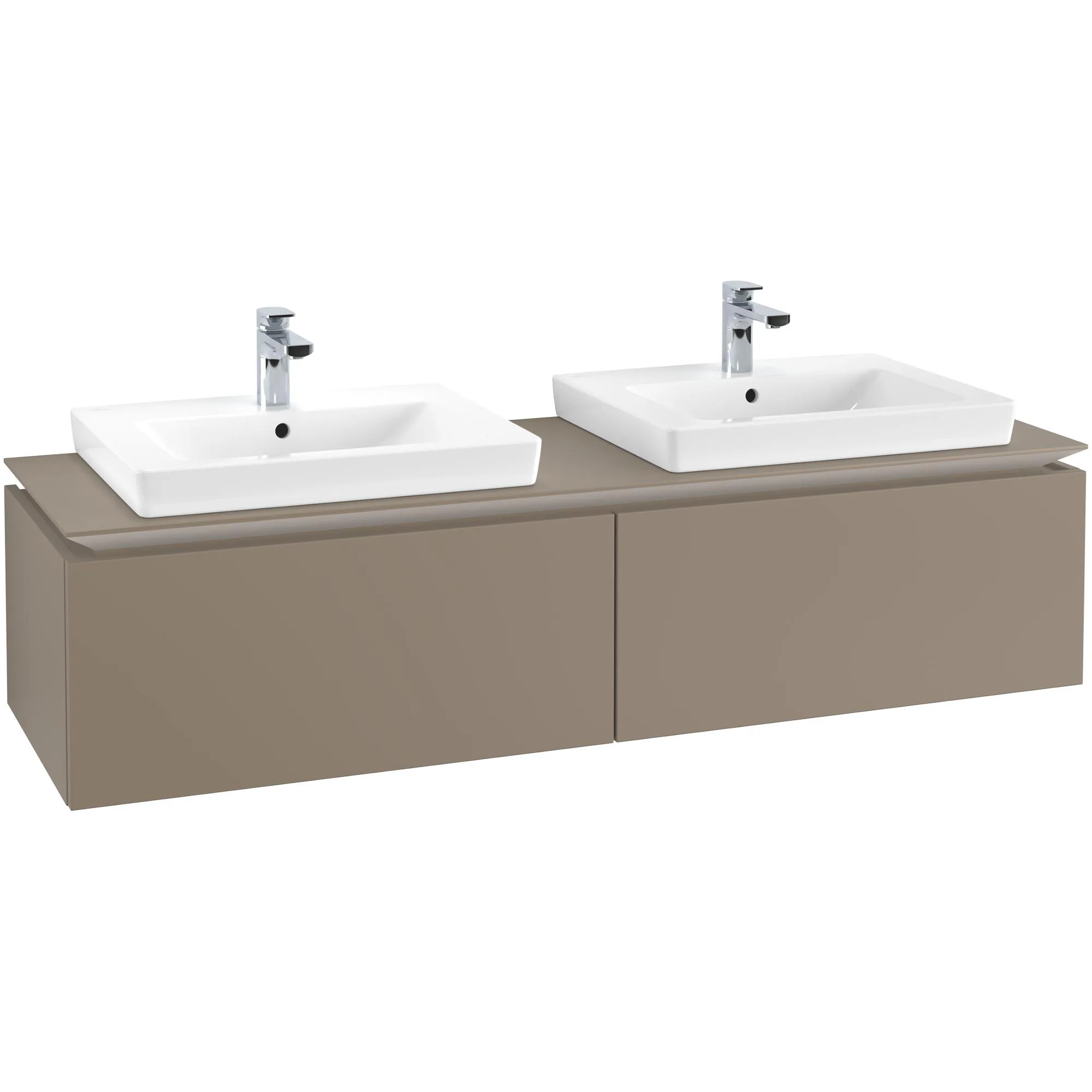 Tvättställsskåp Villeroy & Boch Legato Kompakt 1600 med 2 Lådor för Två Tvättställ från Finion & Subway