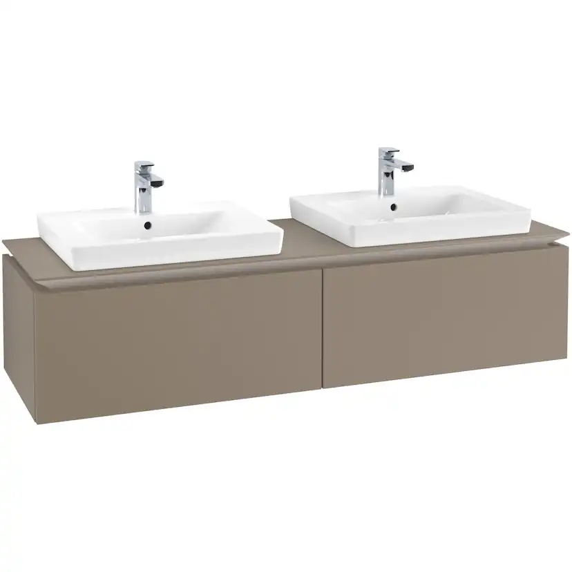 Tvättställsskåp Villeroy & Boch Legato Kompakt 1600 med 2 Lådor för Två Tvättställ från Finion & Subway
