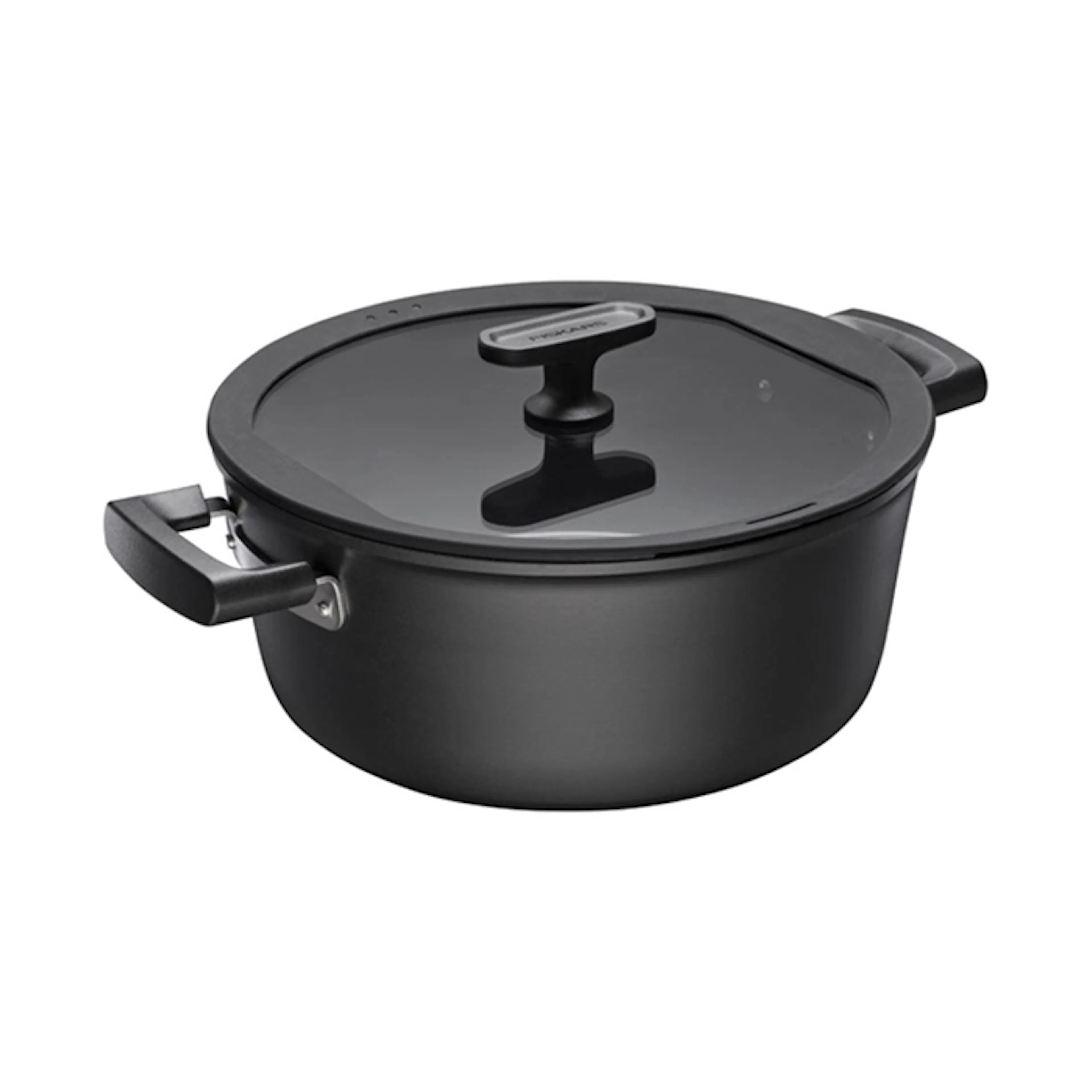 Gryta Fiskars Hard Face 5 L 26 cm – Non-Stick Gryta Med Slitstark Beläggning För Enkel Rengöring