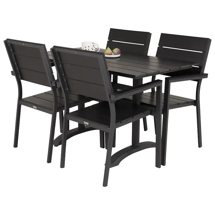 Cafégrupp Venture Home Dolly med 4 Lova Stolar