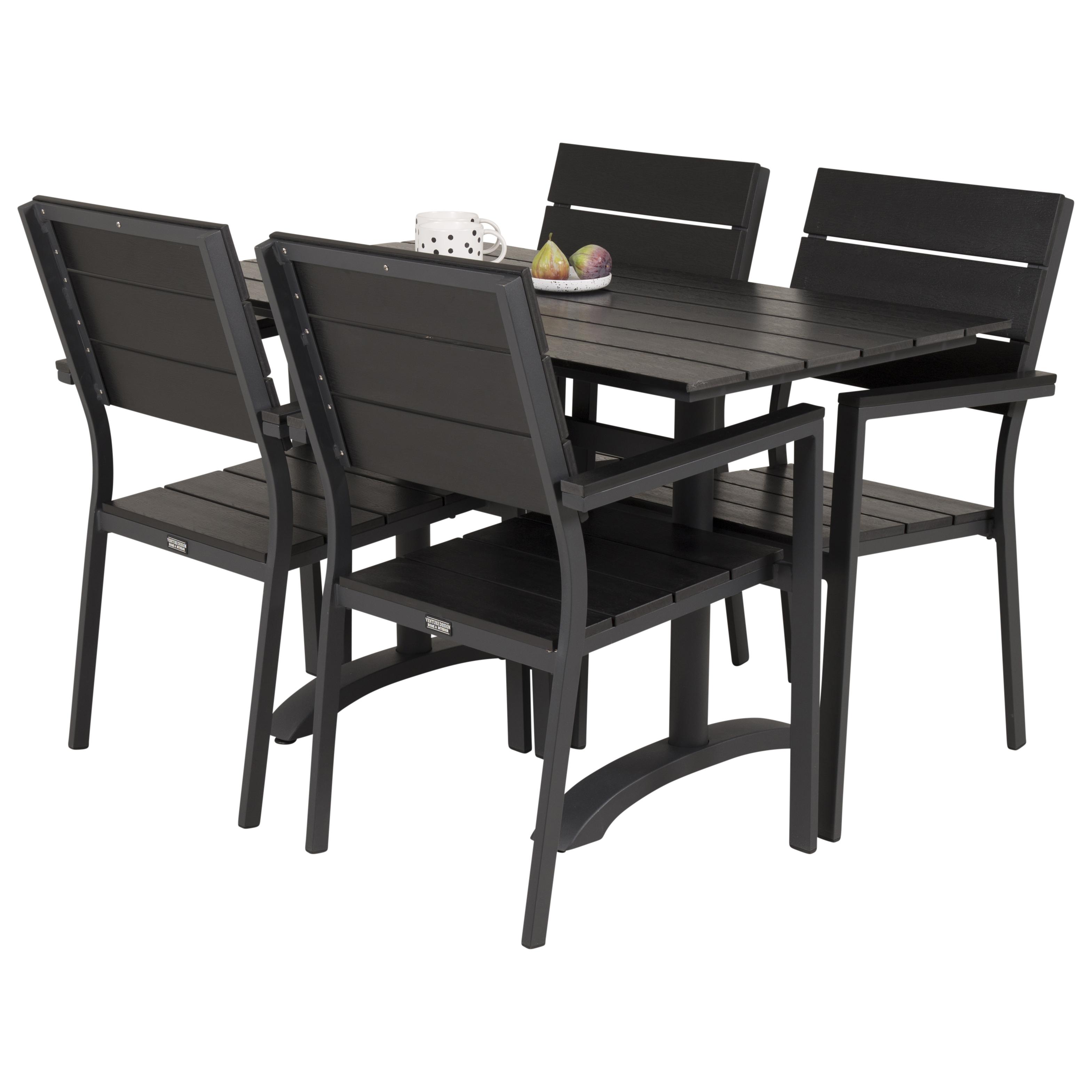 Cafégrupp Venture Home Dolly med 4 Lova Stolar