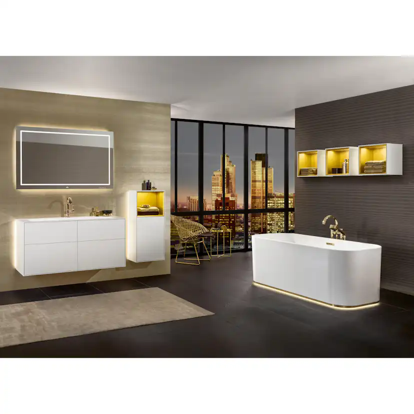 Badrumshylla Villeroy & Boch Finion 42 cm med Belysning