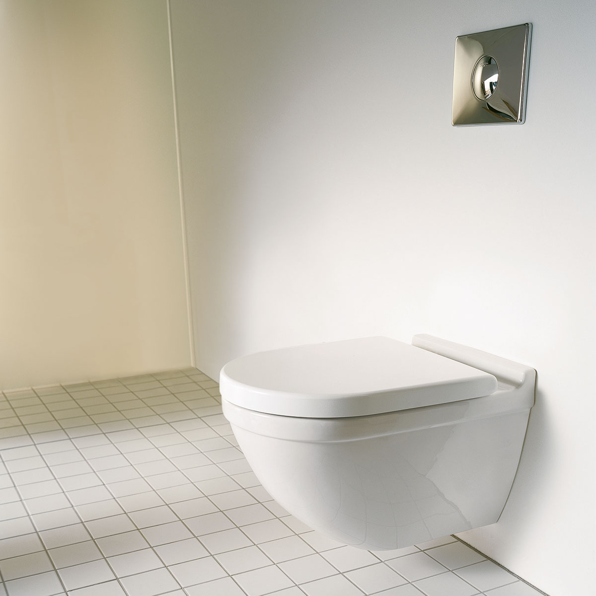 Vägghängd Toalettstol Duravit Starck 3 252709 Rimless utan Toalettsits