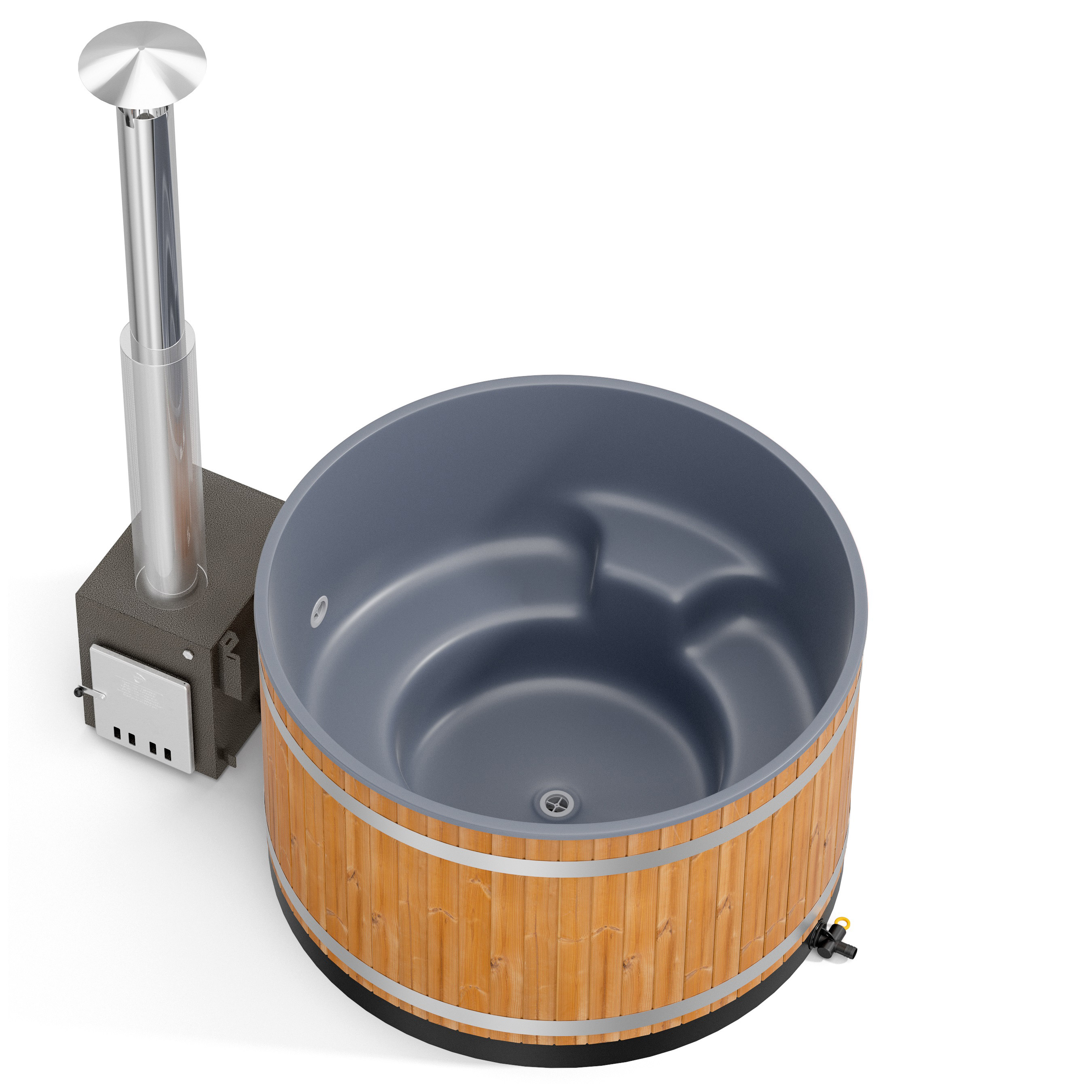 Kirami Comfort Steady M MACU Thermowood/CasualGray Färg ram: CasualGray, Färg kar: Thermowood