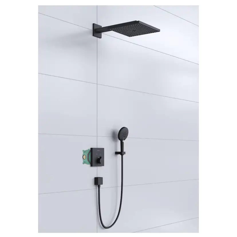 Takduschset Hansgrohe Raindance E ShowerSelect Mattsvart