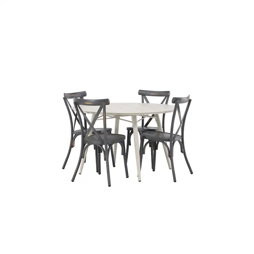 Matgrupp Venture Home Lina Bord med 4 Tablas Stolar