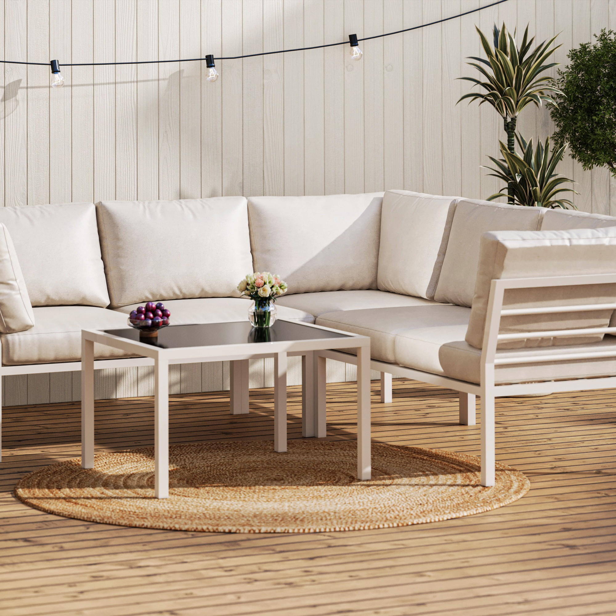 Loungegrupp Comfort Garden Ariany Soffgrupp Utomhus  5-sits