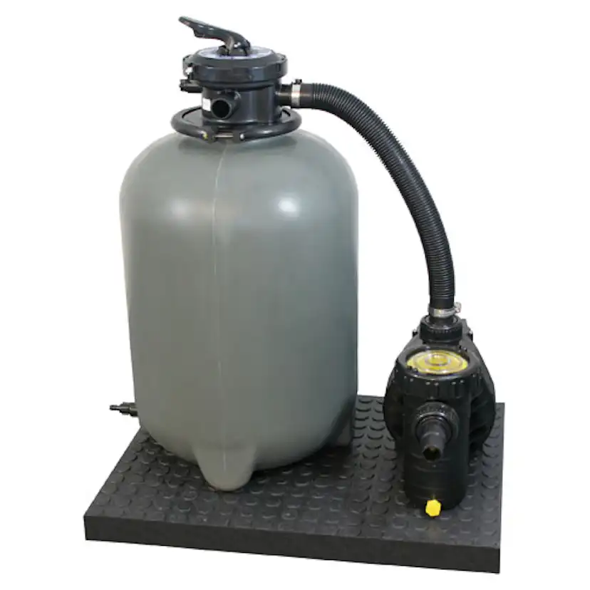 Sandfilterpump Planet Pool L Självsugande Poolpump med 6-Vägsventil