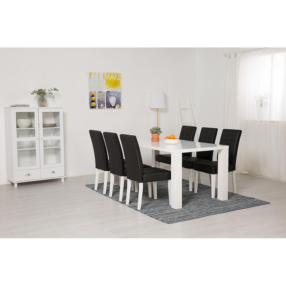 Matgrupp In Living Cibus med 6 Viktor Stol
