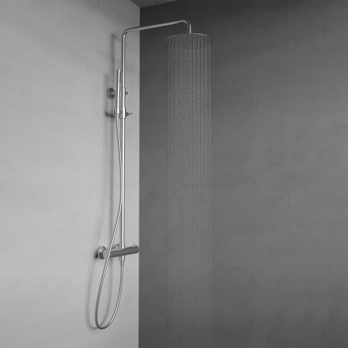 Takduschset Scandtap Steel Pleasure 2