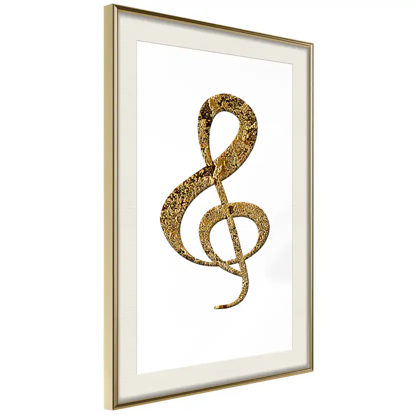 Poster Artgeist Affisch Treble Clef
