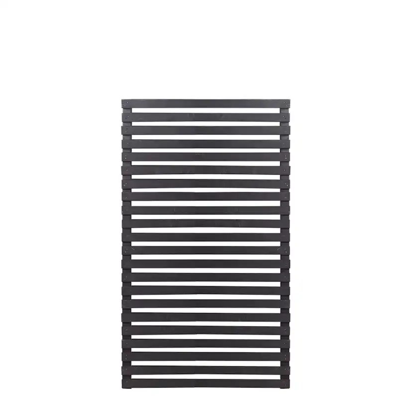 Staket PLUS Tokyo Grundmålad Svart 83×140 cm