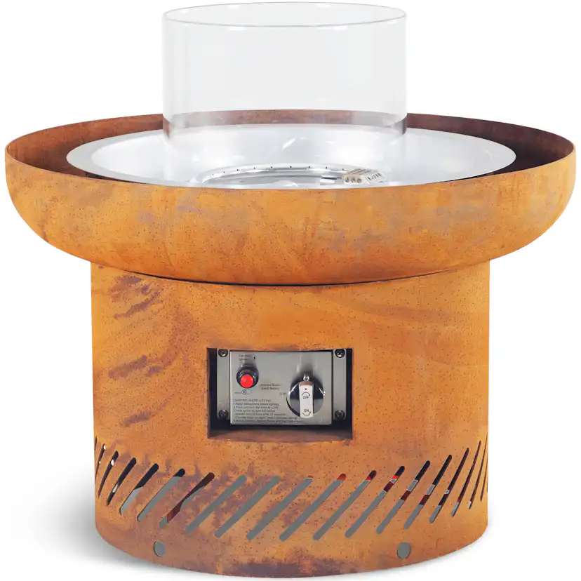 Eldstad Lyfco Cortenstål Gasoldriven Dorotea