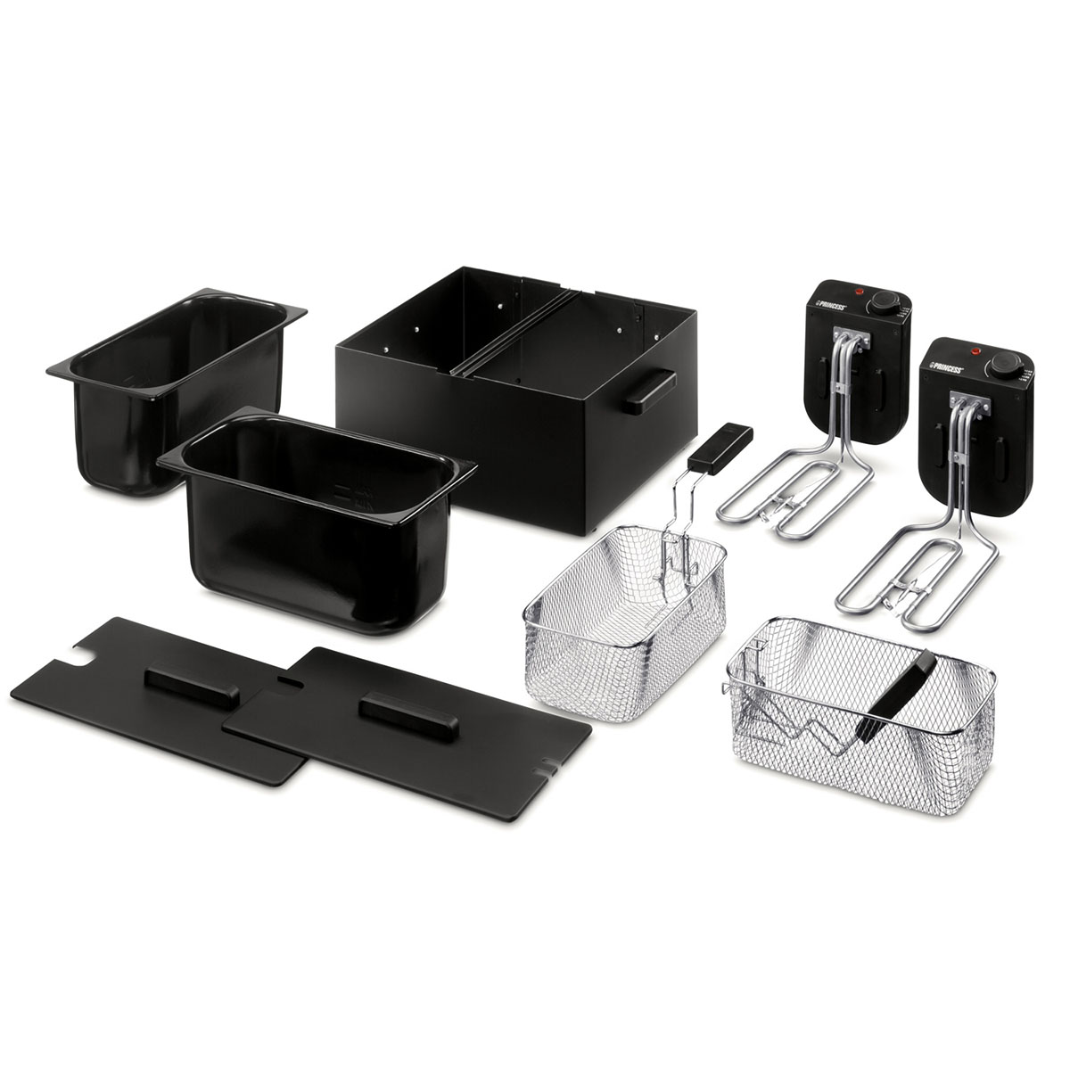 Fritös Princess Dubbel 2x3 L 2x1800W