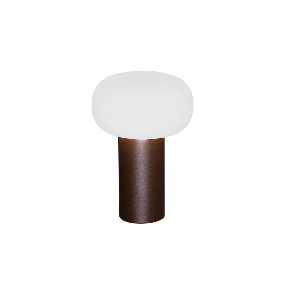 Antibes bordslampa rost USB Rost