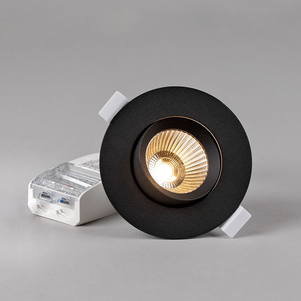 Downlight Hide-A-Lite DL Optic G2 L Q ISO Svart 670 lm