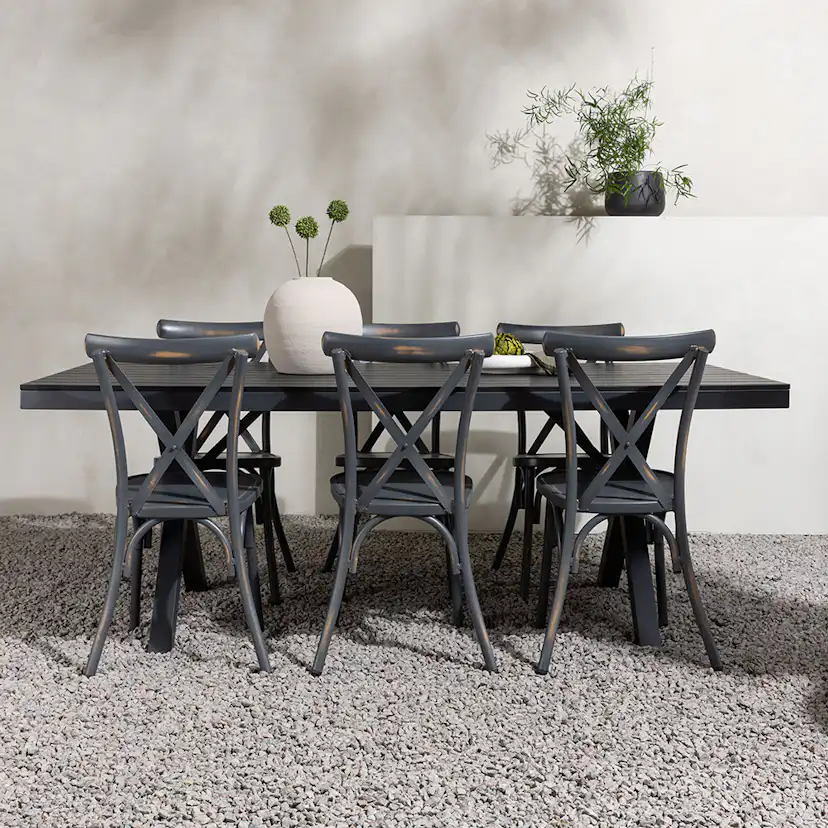 Matgrupp Venture Home Garcia Bord med 6 Tablas Stolar